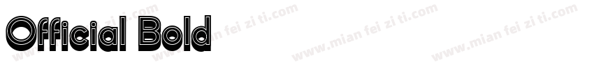 Official Bold字体转换